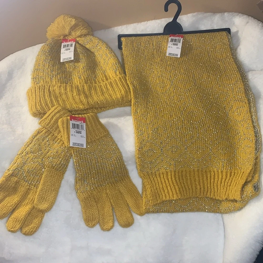 Kmart yellow sparkly